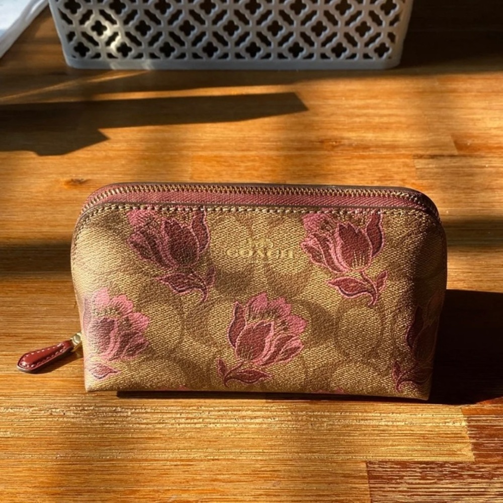 Coach Cosmetic Case - Desert Tulip Print
